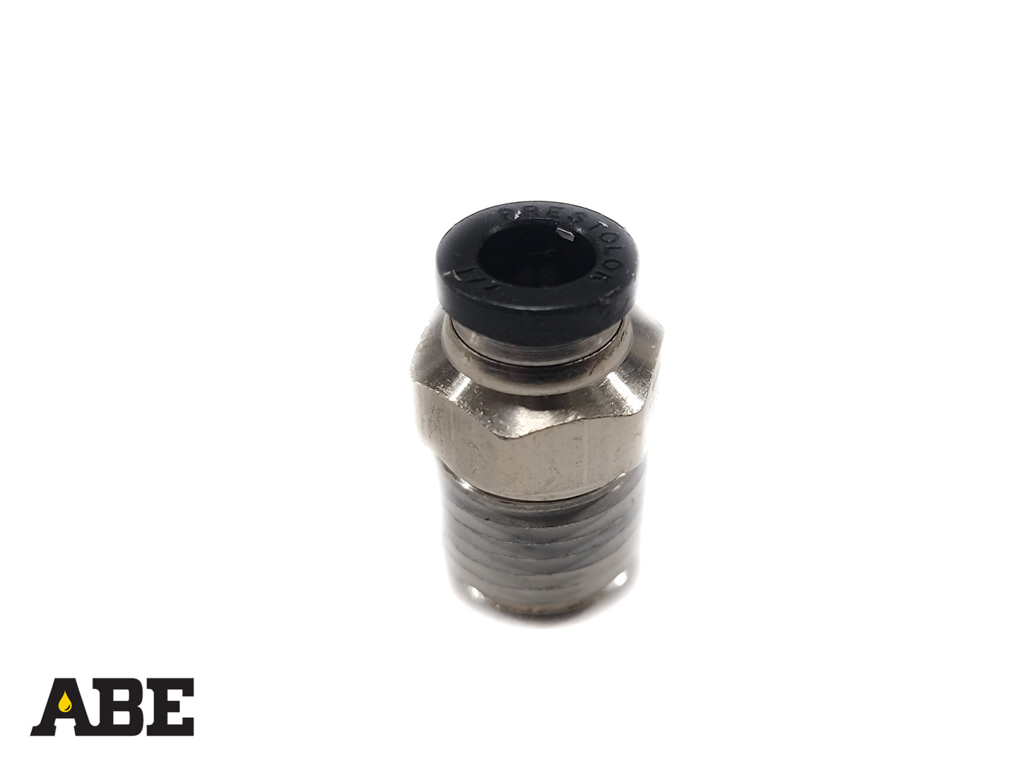 1/4" MPT x 1/4" Push-To-Connect 0° Adapter