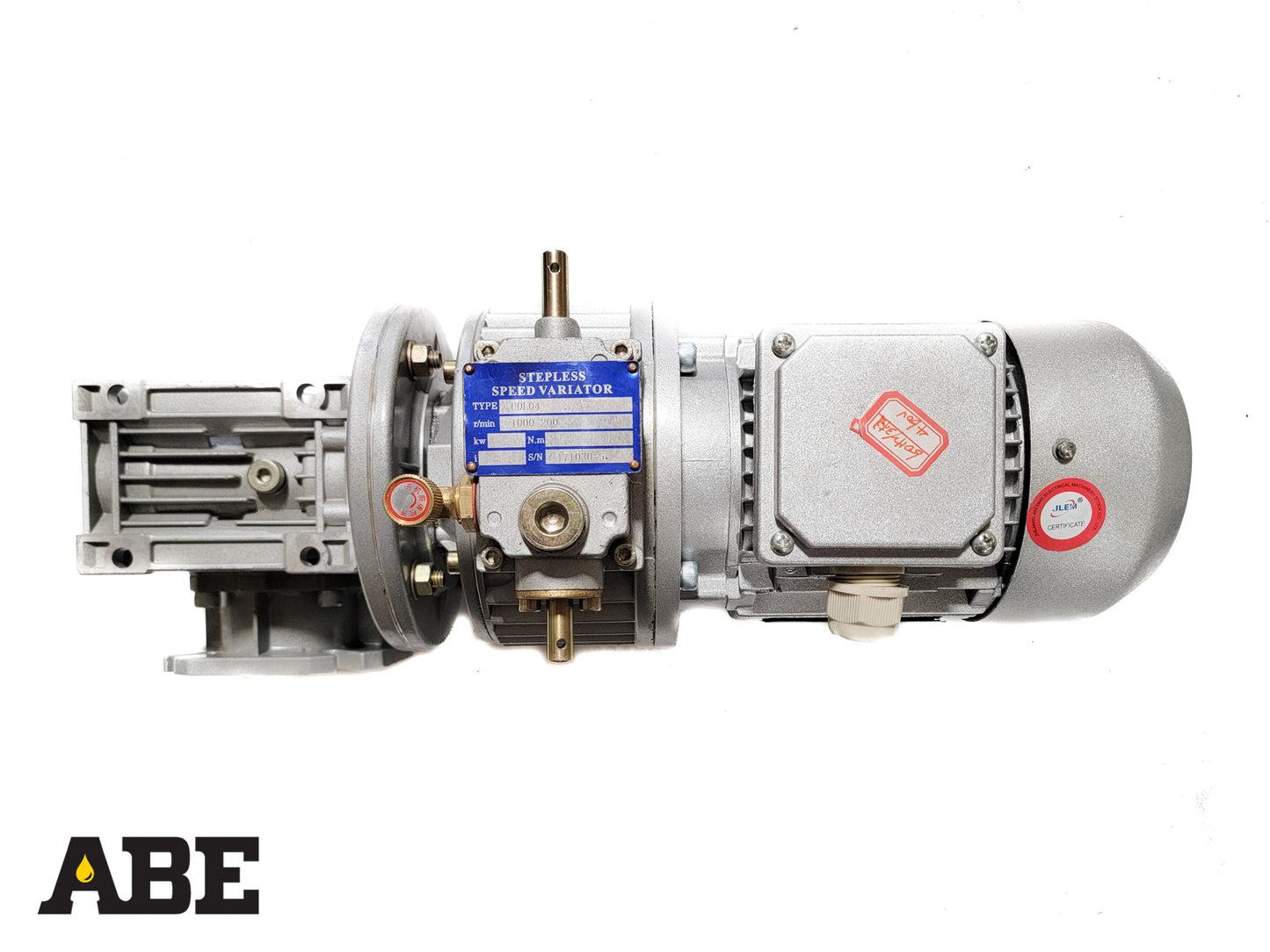 460V, 3 Phase, 60 Hz Glasspak Conveyor Variable Motor & Gearbox
