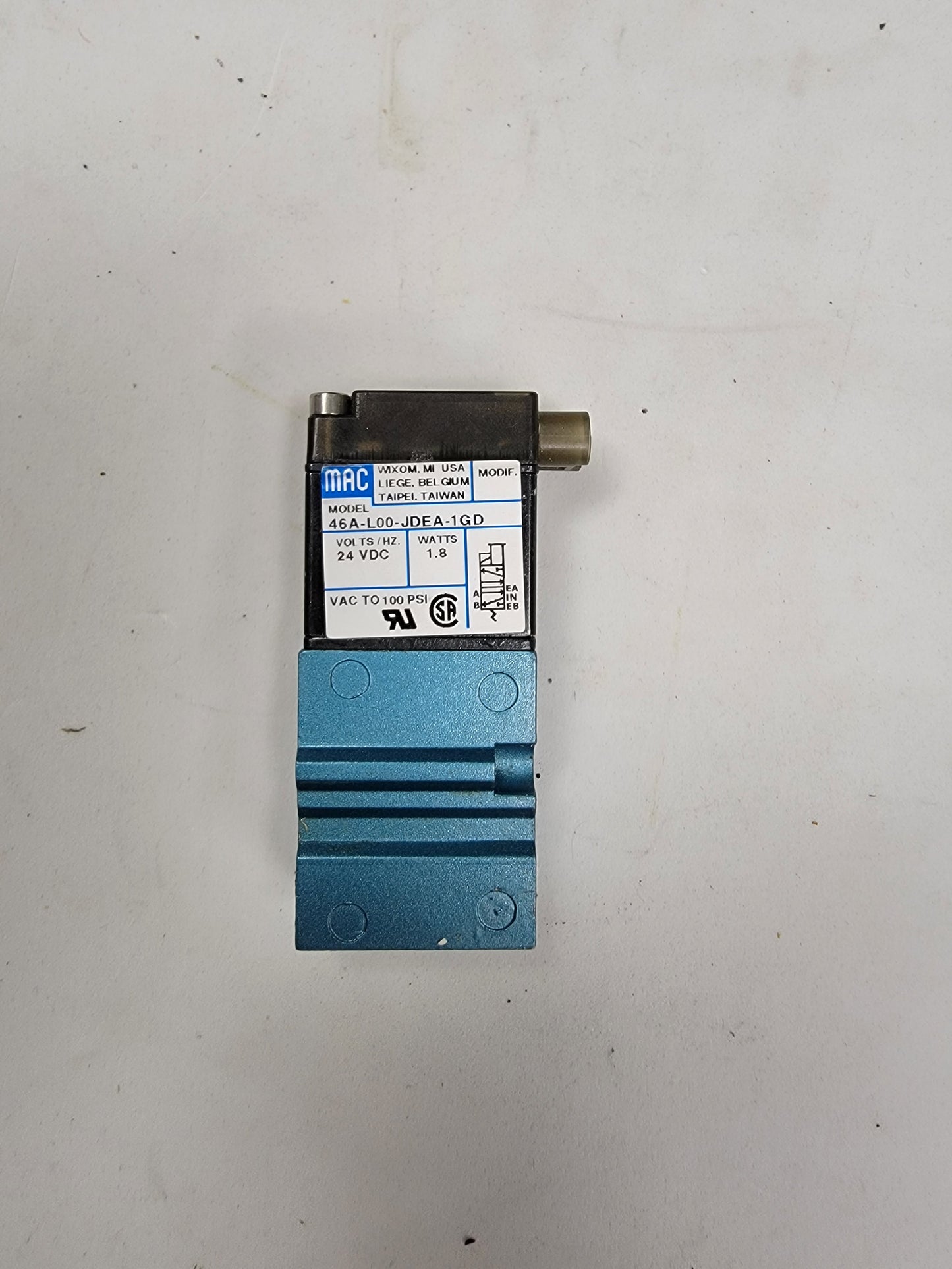 USED-CraftCan 15-35 MAC Valve