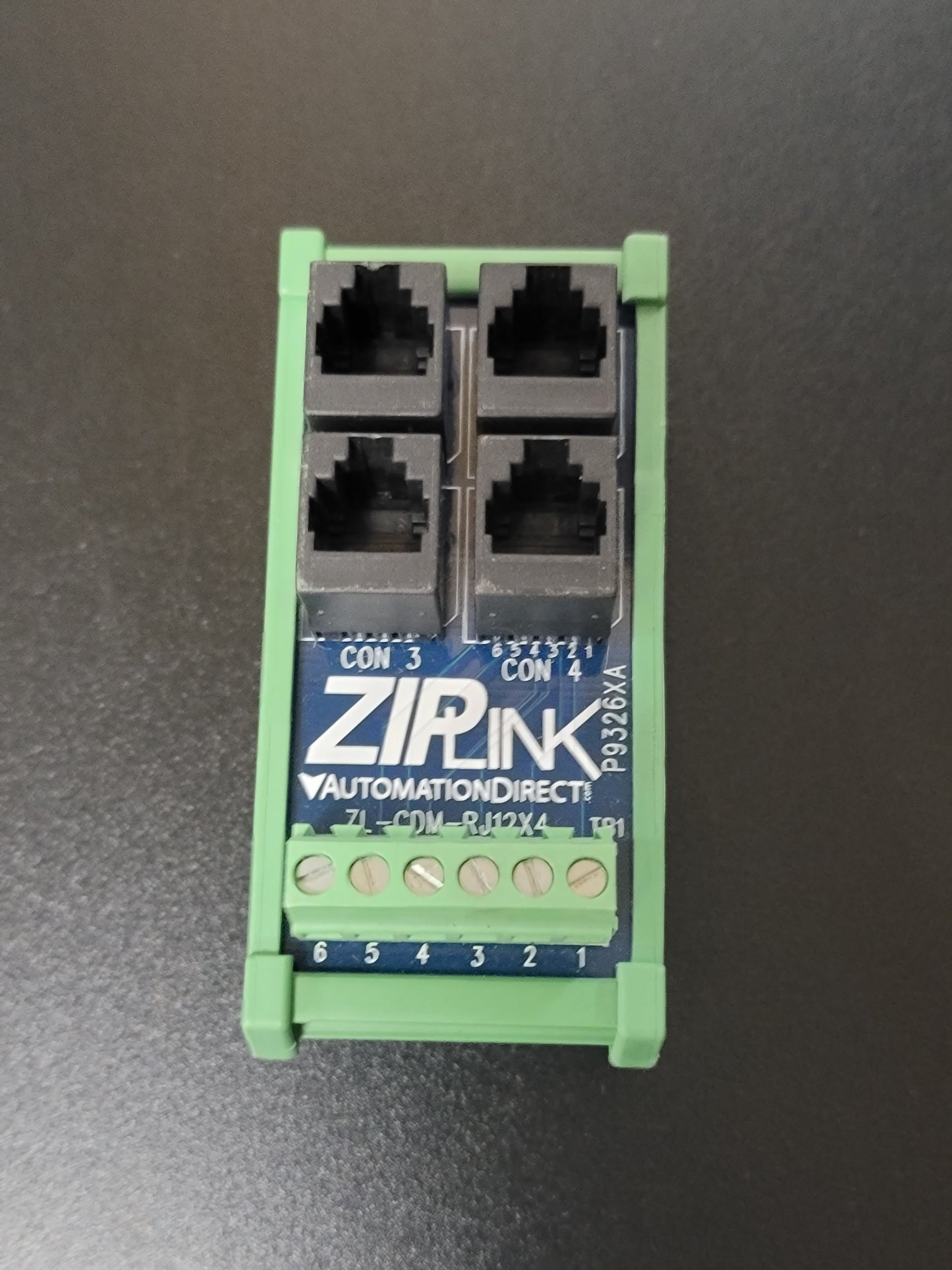 USED-4 PORT RJ12 ZIPLINK MODULE