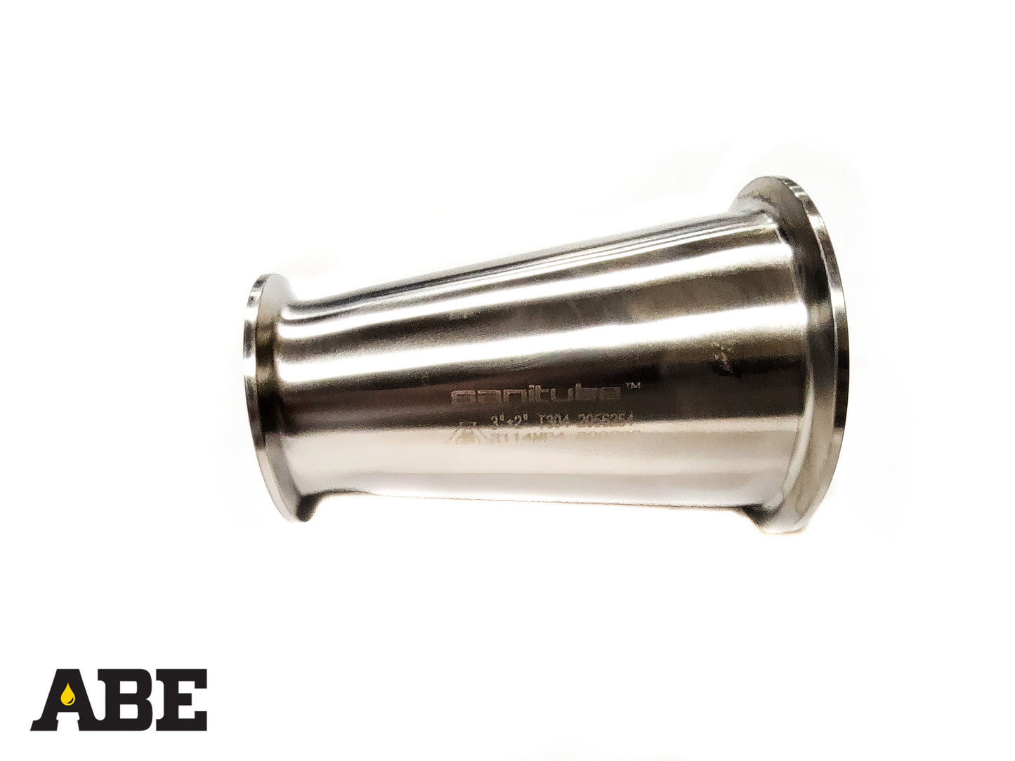 3" to 2" Tri-Clamp Reducer