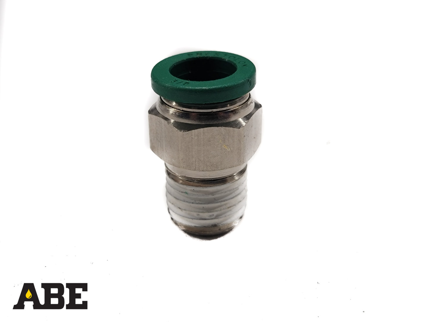 1/4" MPT x 3/8" Push-To-Connect 0° Adapter