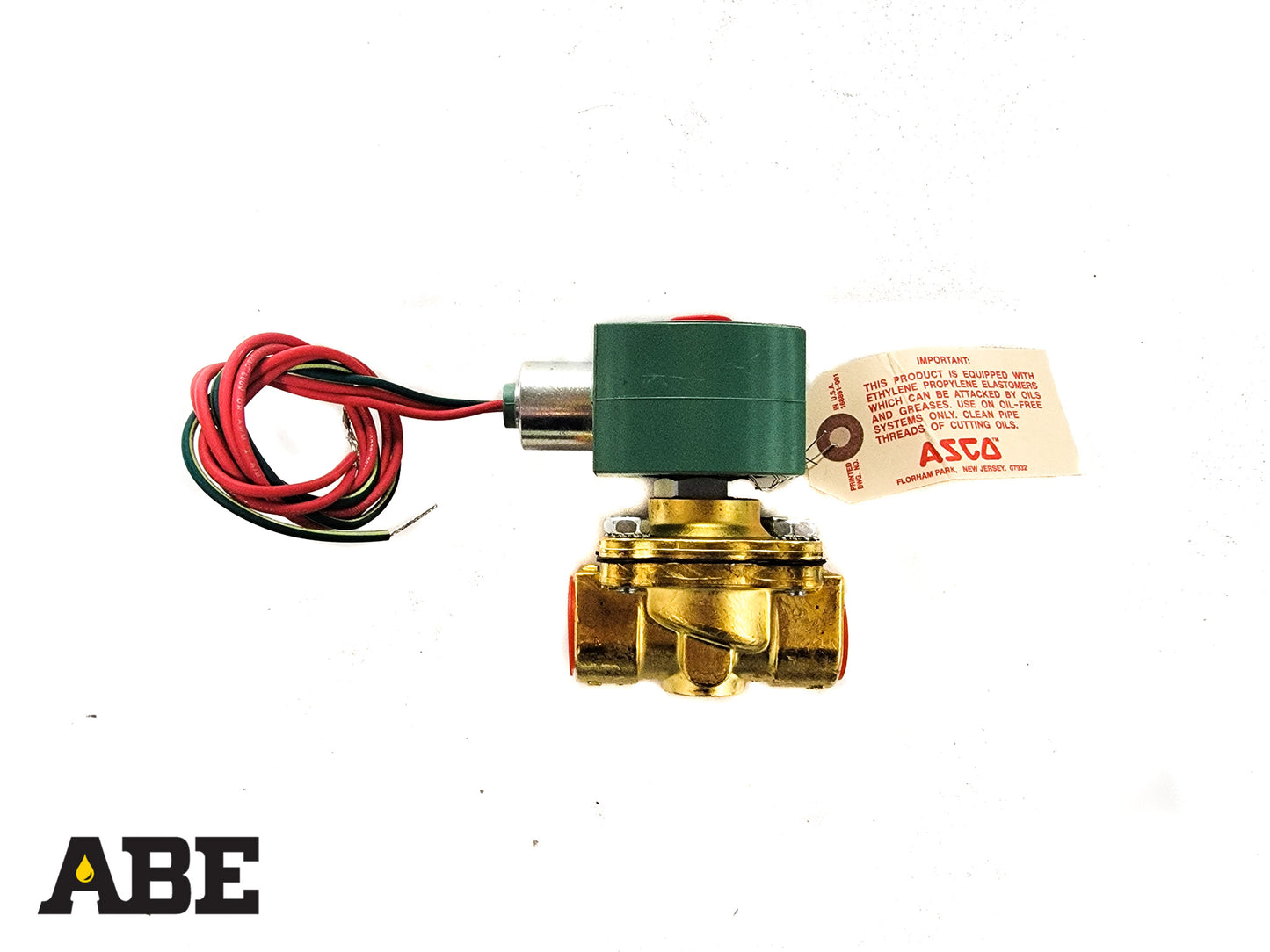ASCO 3/4" FPT 24VAC Brass Solenoid