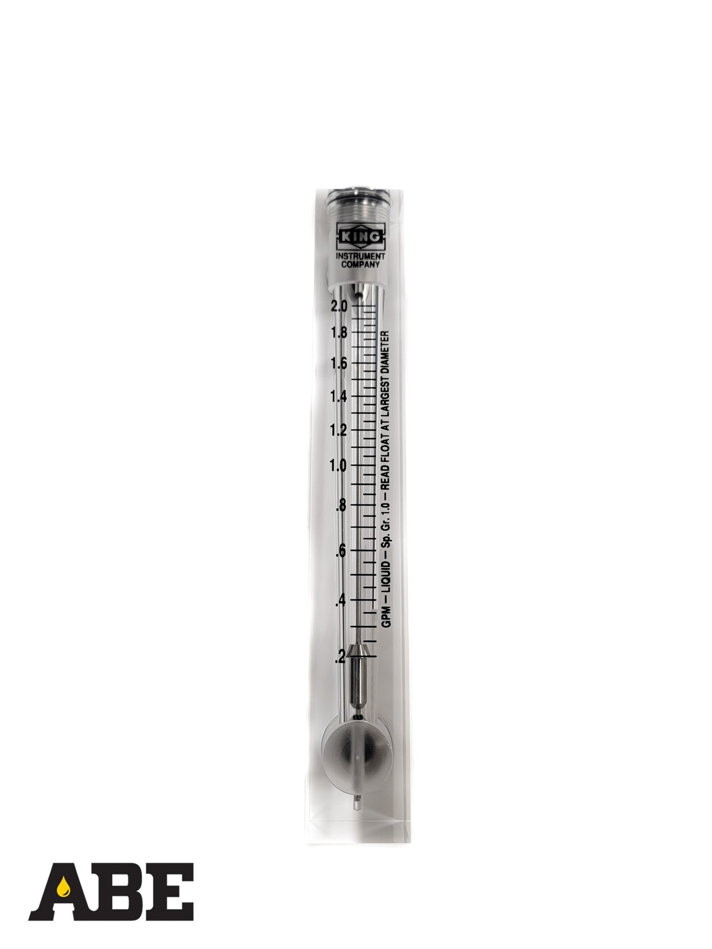 .2-2 GPM Air Flow Meter