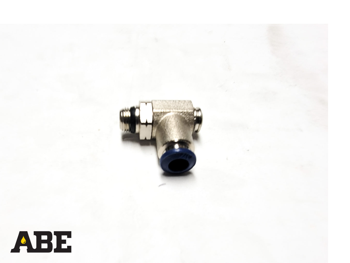 1/8" MPT x 1/4" Push-To-Connect Elbow with Flow Control