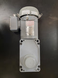 USED-230V, 60 Hz, 3 Phase, .25 HP Gearmotor