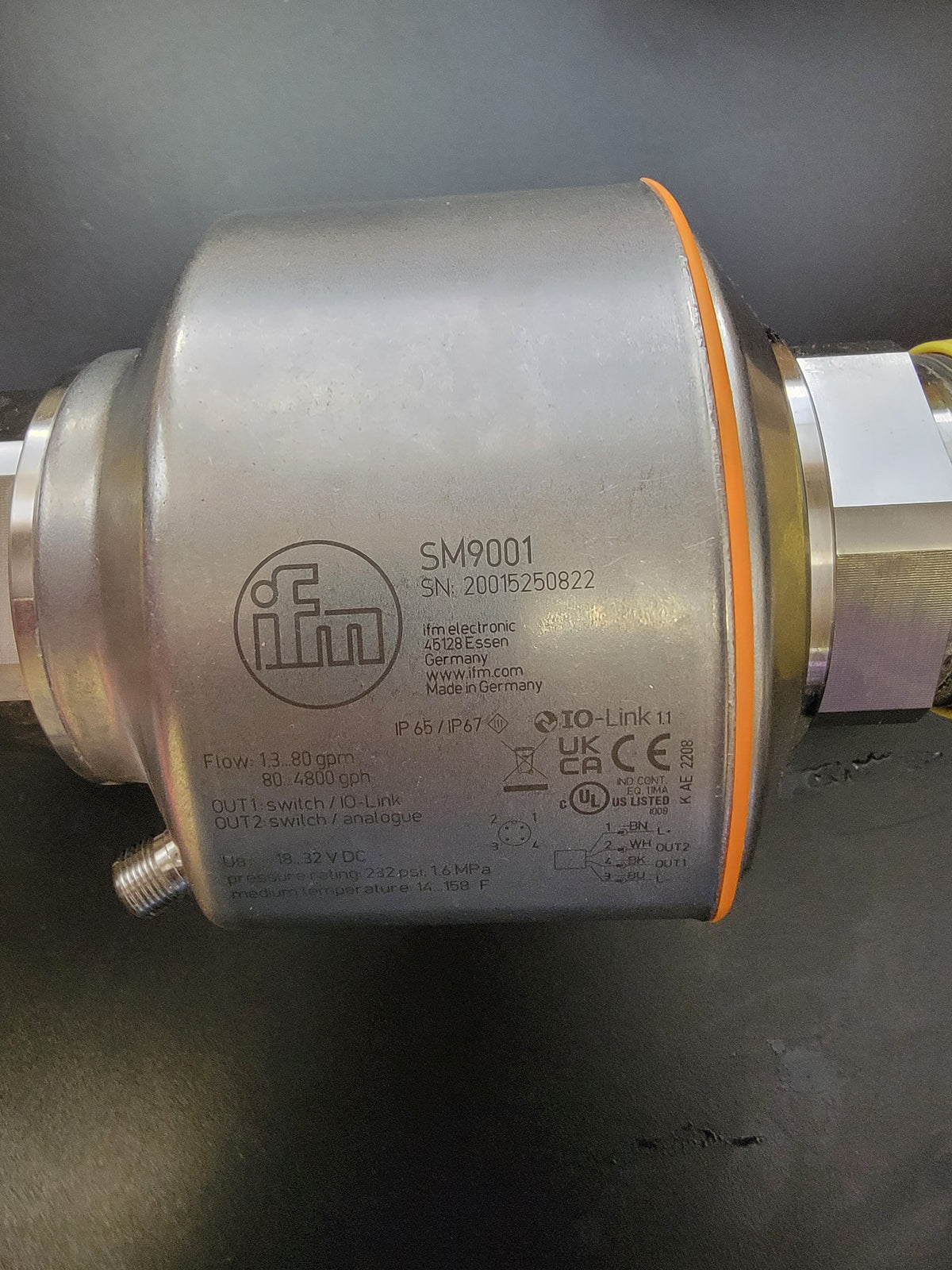Ifm Part USED- IFM Flow Meter – ABE Parts
