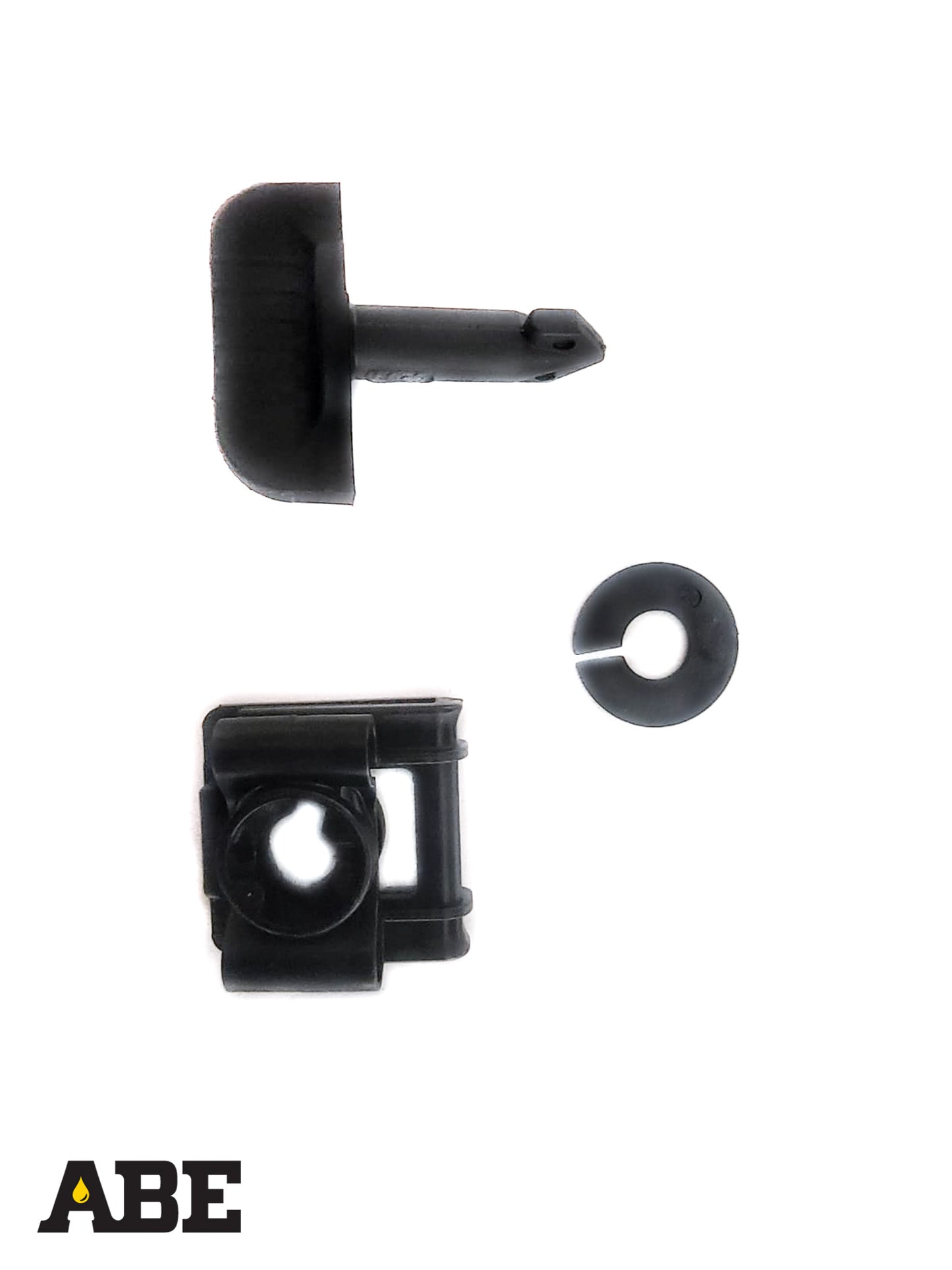 QUARTER-TURN CAPTIVE ACETAL SCREW WITH CLIP ON NUT