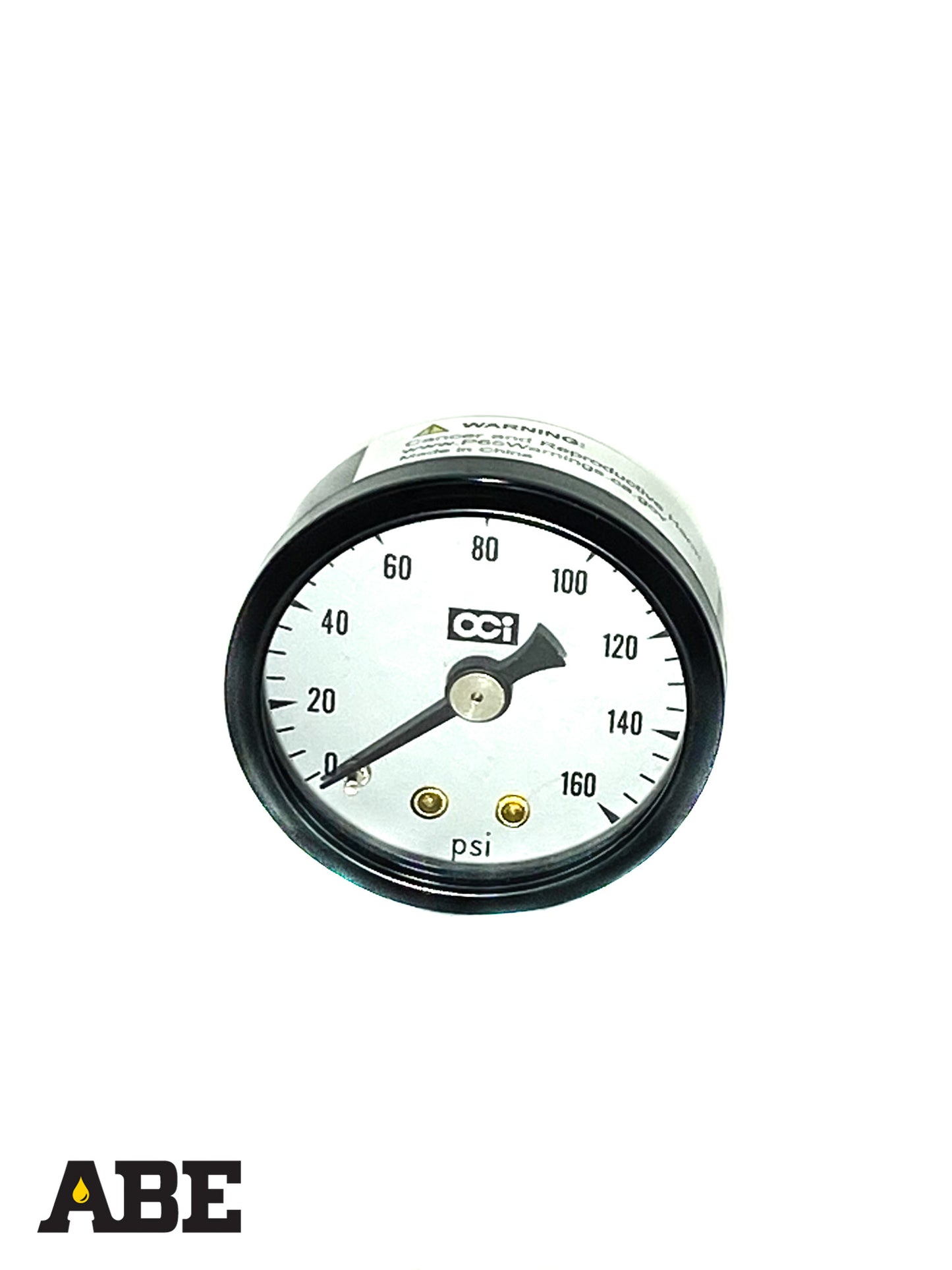 0-160 PSI Pressure Gauge Readout