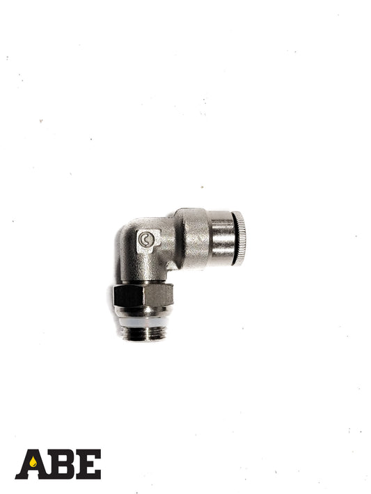 1/4" Push-to-Connect x 1/8" NPT 90° Elbow Adapter