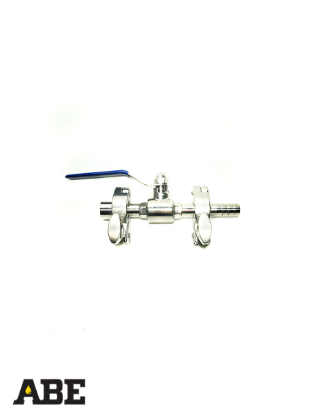 ½” Tri-Clamp Ball Valve With Weldable Ferrules