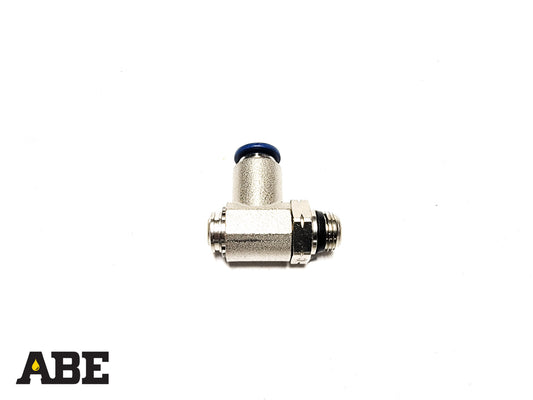 1/8" MPT x 1/4" Push-To-Connect Elbow with Flow Control
