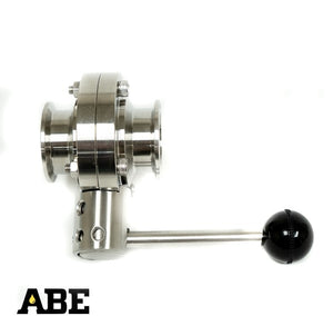 1.5" Tri-Clamp Butterfly Pull Valve